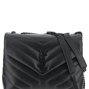 Loulou Small YSL Shoulder Bag in Quilted Leather